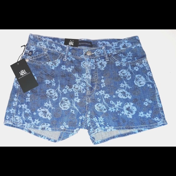 NWT ROCK & REPUBLIC Lady of the Dead LOLITA Shorts - Picture 3 of 3